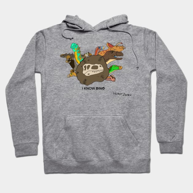 Hell Creek Creatures Hoodie by Dinosauria Land